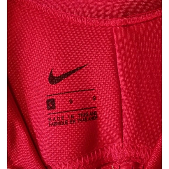 Nike Youth Sz L Football Red Practice Jersey NWT‎ Active Sports - Picture 4 of 6